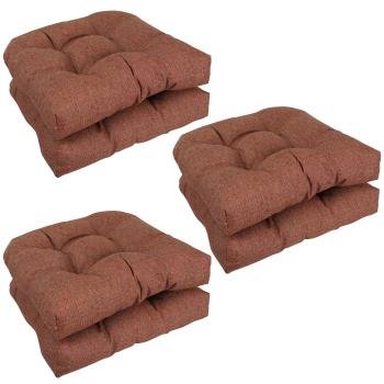 19-inch Premium Olefin Tufted Outdoor Chair Cushions (Set of 6)