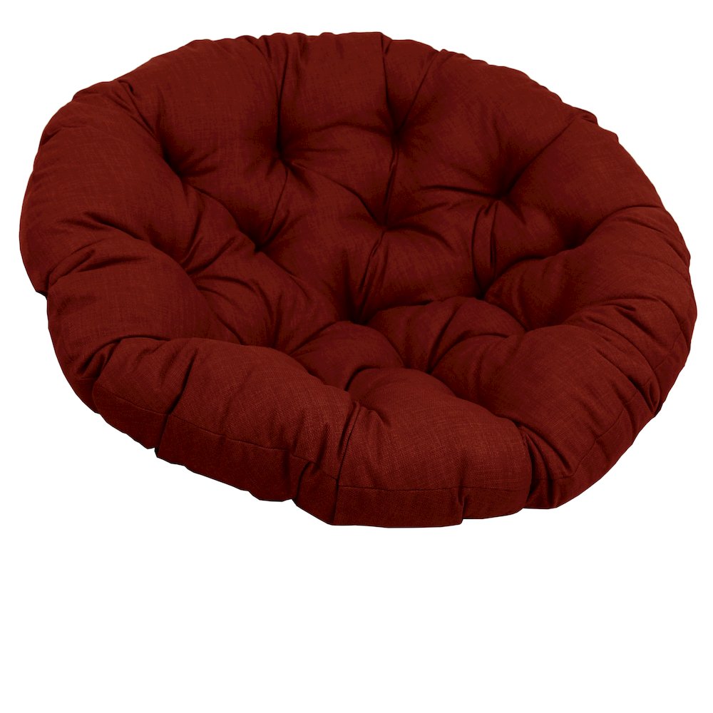 48-inch Solid Outdoor Spun Polyester Papasan Cushion