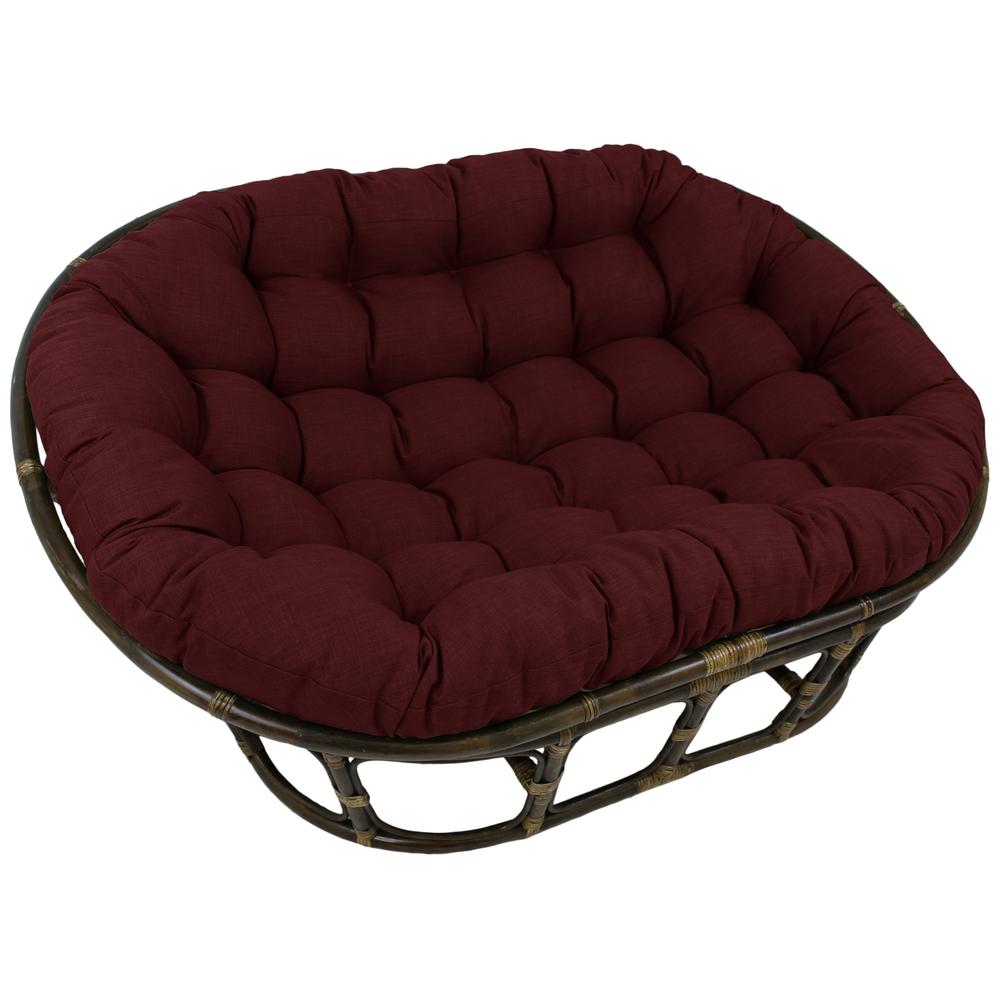 78-inch by 58-inch Solid Spun Polyester Double Papasan Cushion  93304-78-REO-SOL-17