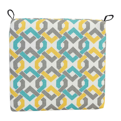 20-inch by 19-inch Patterned Outdoor Chair Cushion 93454-1CH-OD-186