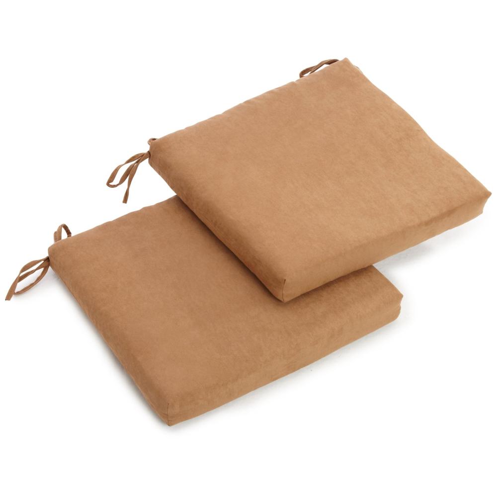 20-inch by 19-inch Spun Polyester Chair Cushion (Set of Two)