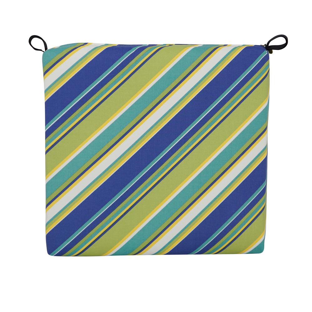 20-inch by 19-inch Patterned Outdoor Chair Cushions (Set of 2)  93454-2CH-OD-104