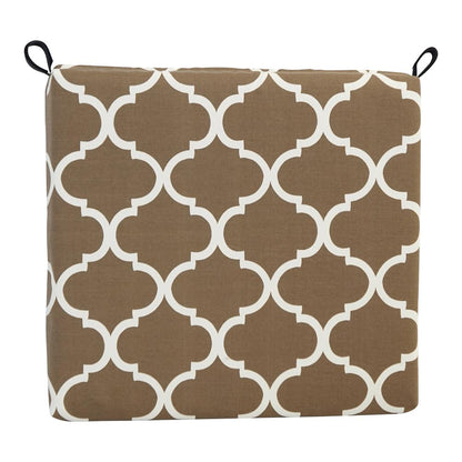 20-inch by 19-inch Patterned Outdoor Chair Cushions (Set of 2)  93454-2CH-OD-160