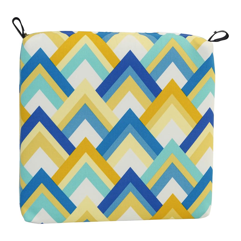 20-inch by 19-inch Patterned Outdoor Chair Cushions (Set of 2)  93454-2CH-OD-184