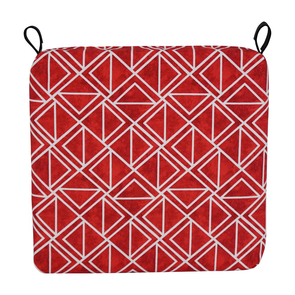 20-inch by 19-inch Patterned Outdoor Chair Cushions (Set of 2)  93454-2CH-OD-227