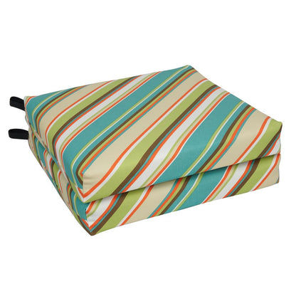 20-inch by 19-inch Patterned Outdoor Chair Cushions (Set of 4)  93454-4CH-OD-103