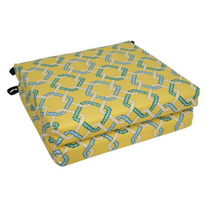 20-inch by 19-inch Patterned Outdoor Chair Cushions (Set of 4)  93454-4CH-OD-105