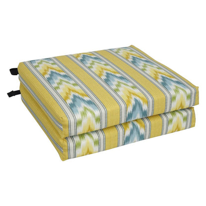 20-inch by 19-inch Patterned Outdoor Chair Cushions (Set of 4)  93454-4CH-OD-116