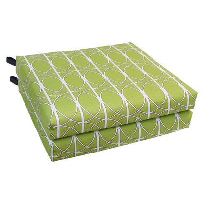 20-inch by 19-inch Patterned Outdoor Chair Cushions (Set of 4)  93454-4CH-OD-169