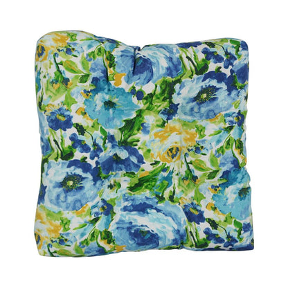 19-inch Squared Patterned Spun Polyester Tufted Dining Chair Cushion 94005-1CH-REO-65
