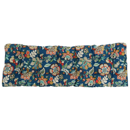 55-inch by 19-inch Tufted Patterned Outdoor Spun Polyester Loveseat Cushion
