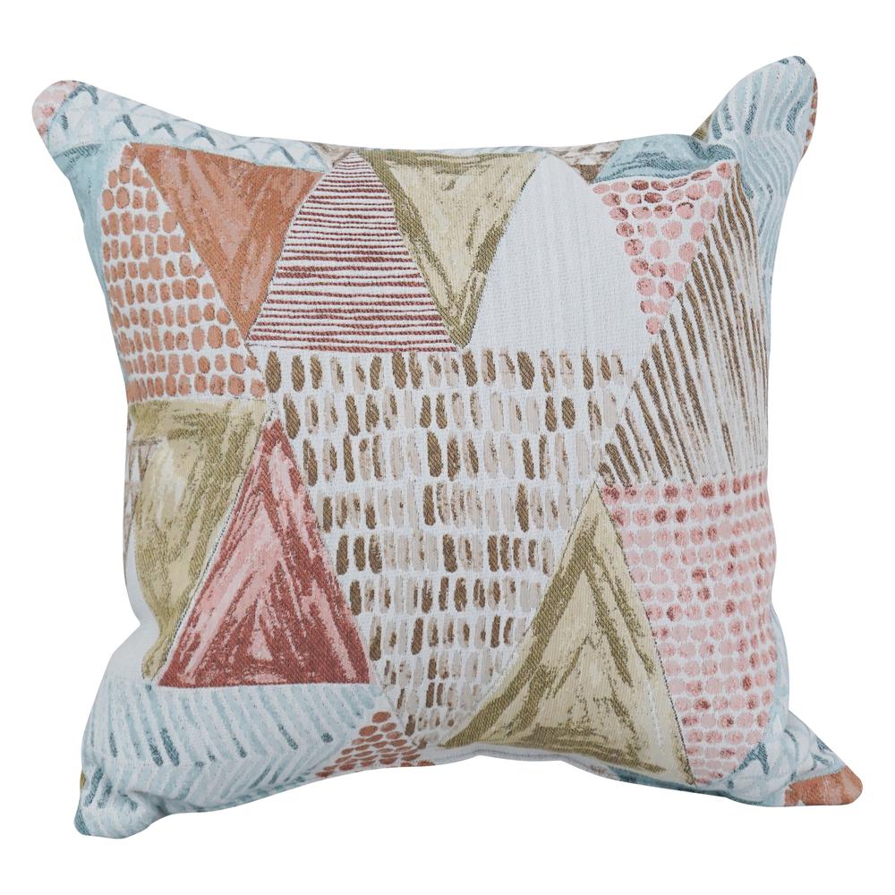 17-inch Jacquard Throw Pillow with Insert 9910-S1-ID-106