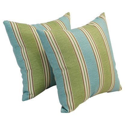 17-inch Square Polyester Outdoor Throw Pillows (Set of 2) 9910-S2-OD-165