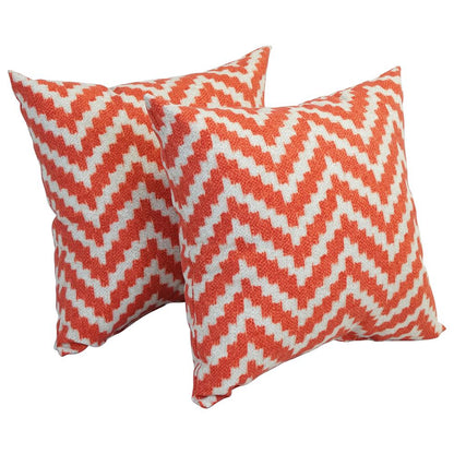 17-inch Square Polyester Outdoor Throw Pillows (Set of 2) 9910-S2-OD-199