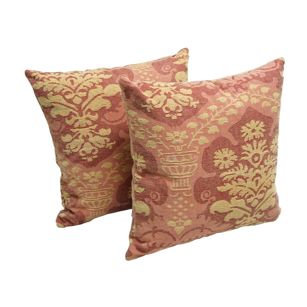 17-inch Tapestry Throw Pillows with Inserts (Set of 2) 9910-S2-ZP-ID-040