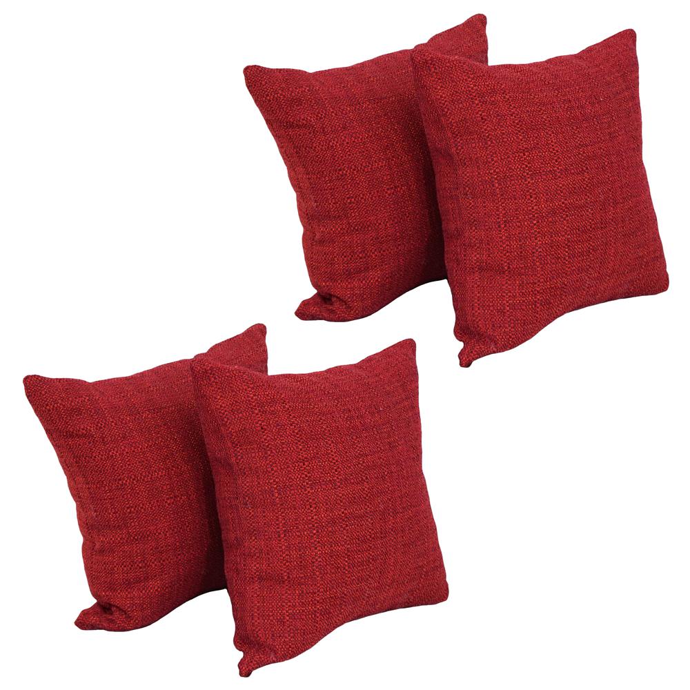 17-inch Jacquard Throw Pillows with Inserts (Set of 4)  9910-S4-ID-164