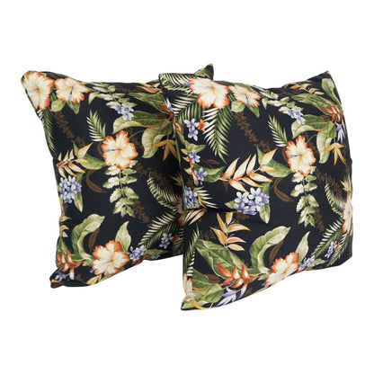 Outdoor Patterned Spun Polyester 25-inch Jumbo Throw Pillows (Set of 2) 9913-S2-REO-12