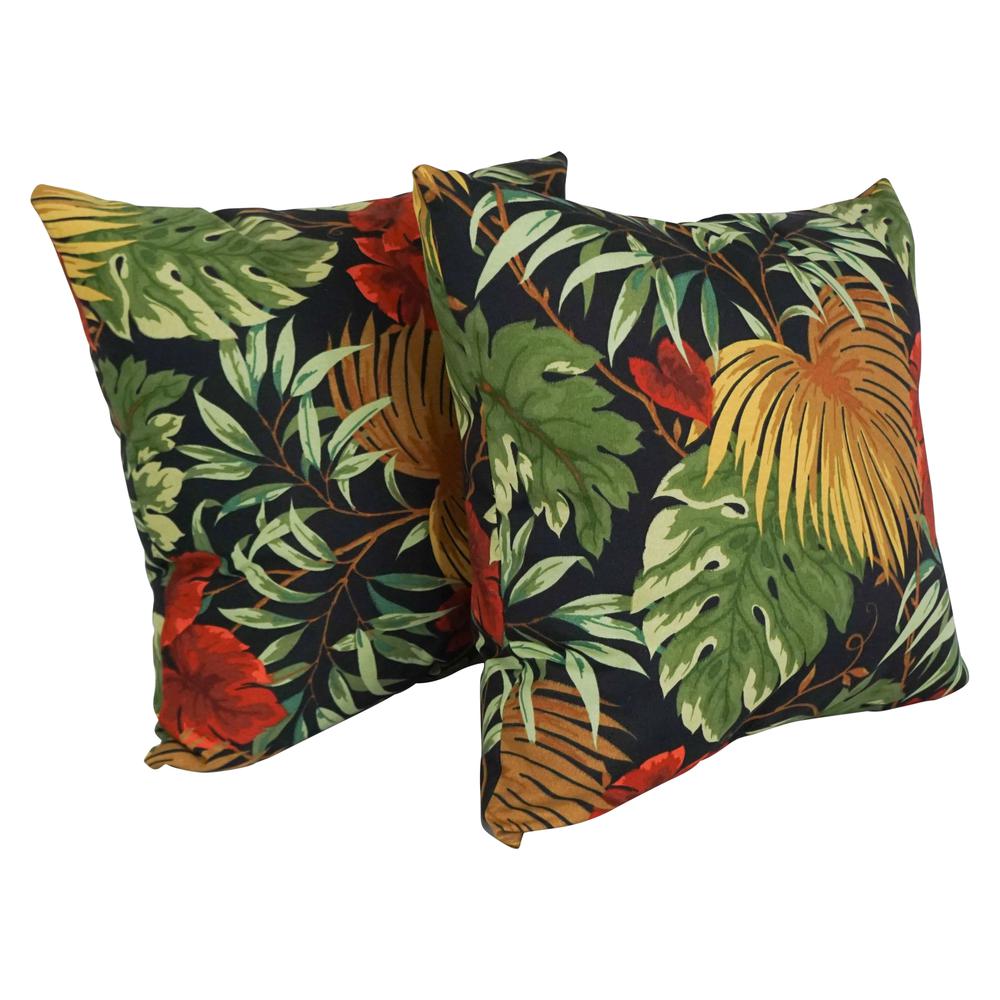Outdoor Patterned Spun Polyester 25-inch Jumbo Throw Pillows (Set of 2) 9913-S2-REO-30