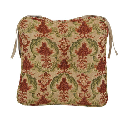 17-inch Premium Tapestry Corded Chair Cushions (Set of 6) CO-917X17CD-S6-COTP-2