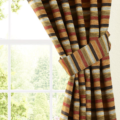 Blazing Needles 108-inch by 52-inch Patterned Jacquard Chenille Curtain Panels (Set of 2)