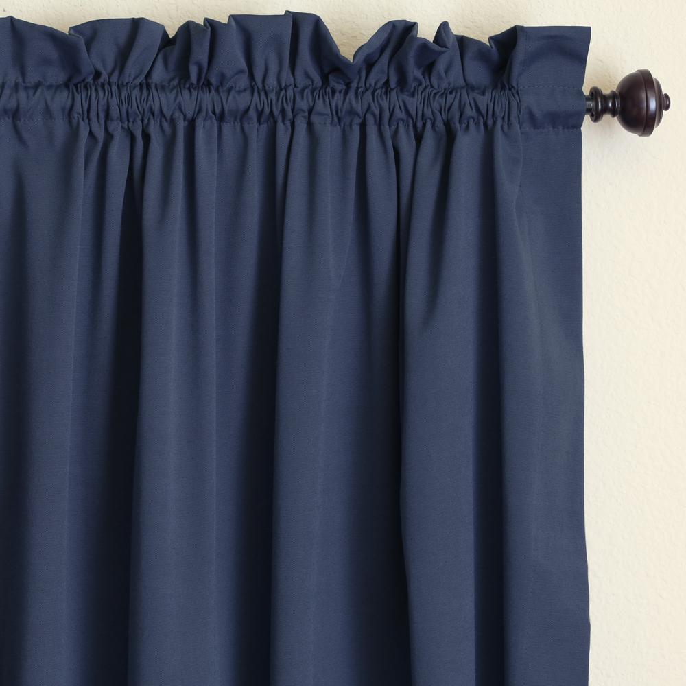 Blazing Needles 84-inch by 52-inch Twill Curtain Panels (Set of 2)