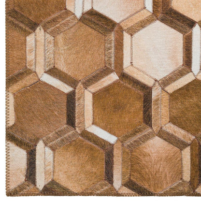 Indoor/Outdoor Durango SS1 Bison Washable 8' x 8' Round Rug