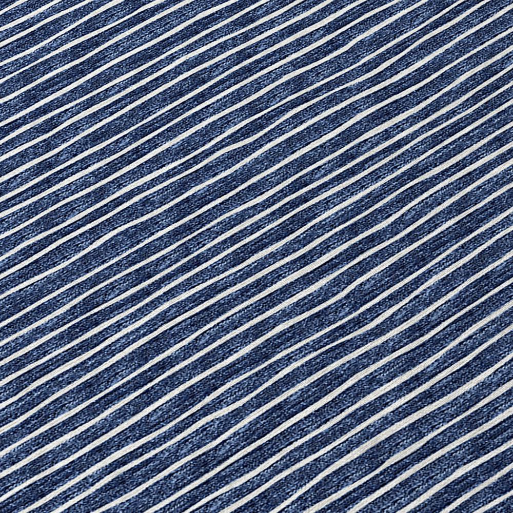Indoor/Outdoor Laidley LA1 Navy Washable 9' x 12' Rug