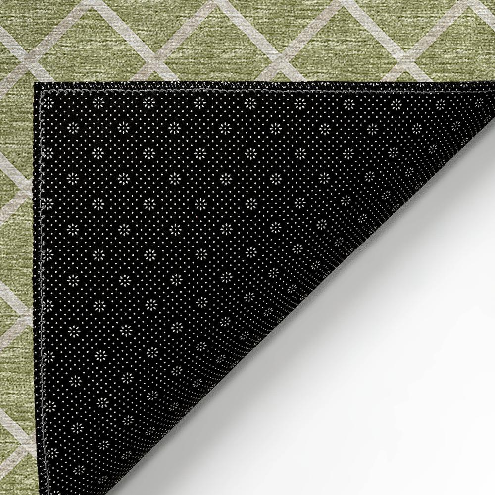 Indoor/Outdoor York YO1 Aloe Washable 9' x 12' Rug