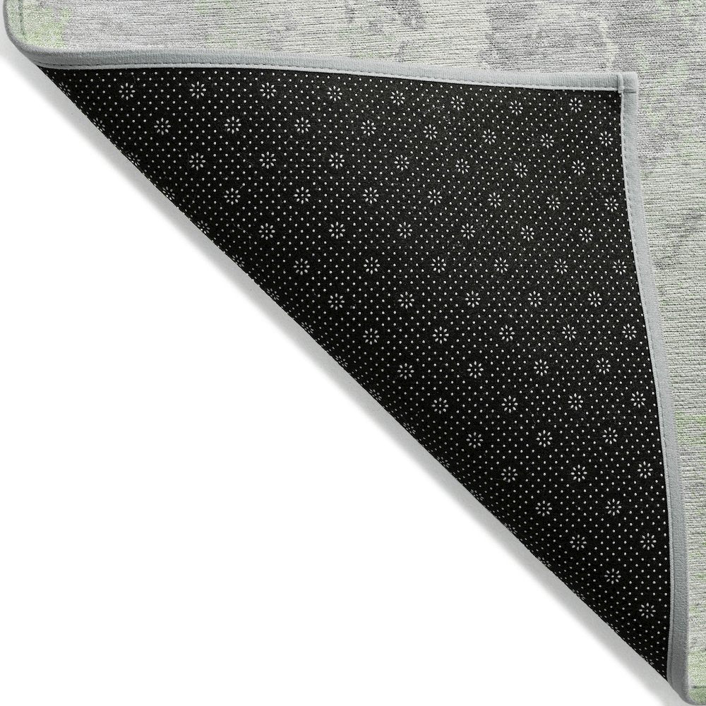 Machine Washable Indoor/Outdoor Chantille Aloe 2'3" x 7'6" Runner Rug