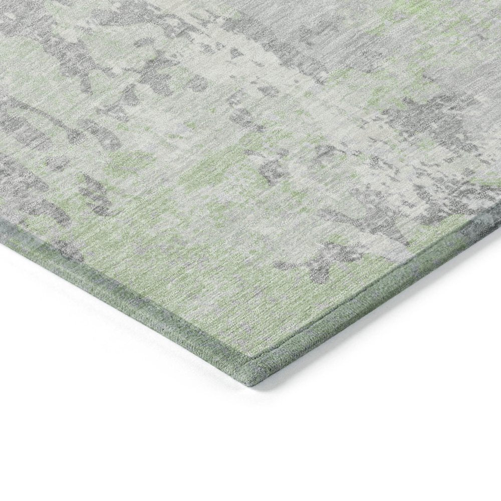 Machine Washable Indoor/Outdoor Chantille Aloe 2'3" x 7'6" Runner Rug