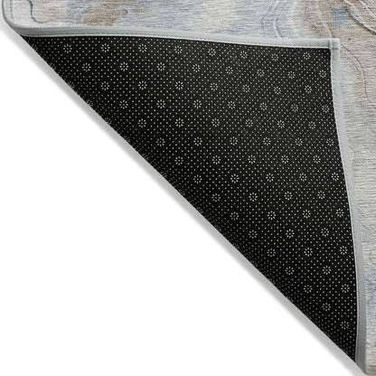 Machine Washable Indoor/Outdoor Chantille Taupe 2'3" x 7'6" Runner Rug