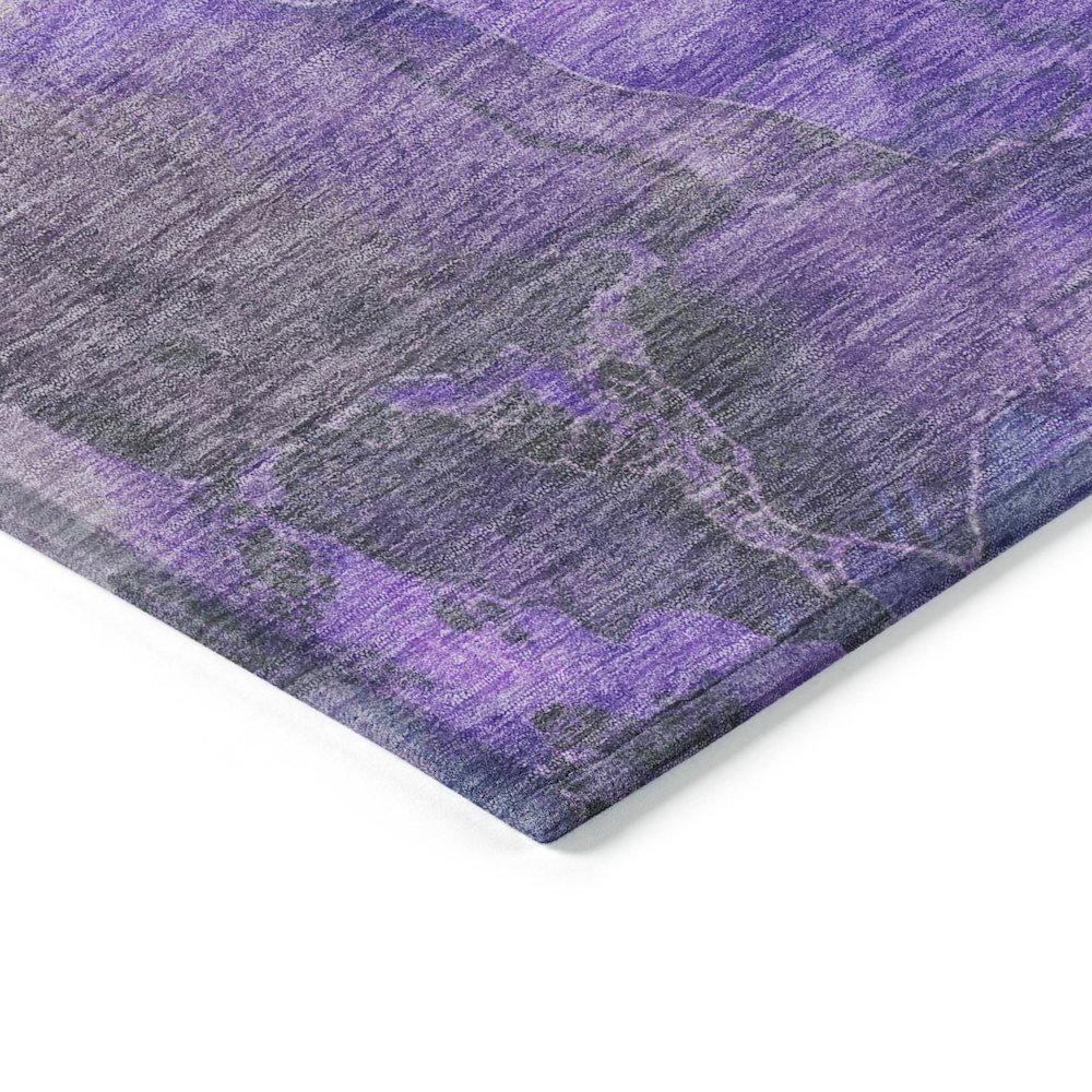 Machine Washable Indoor/Outdoor Chantille Lavender 2'3" x 7'6" Runner Rug