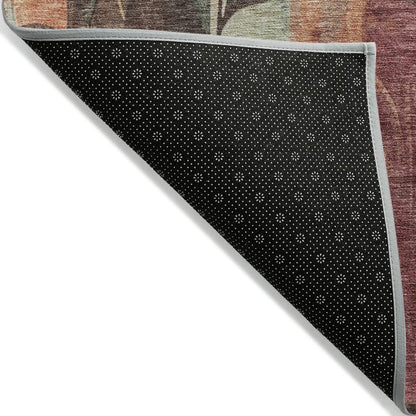Machine Washable Indoor/Outdoor Chantille Terracotta 2'3" x 7'6" Runner Rug