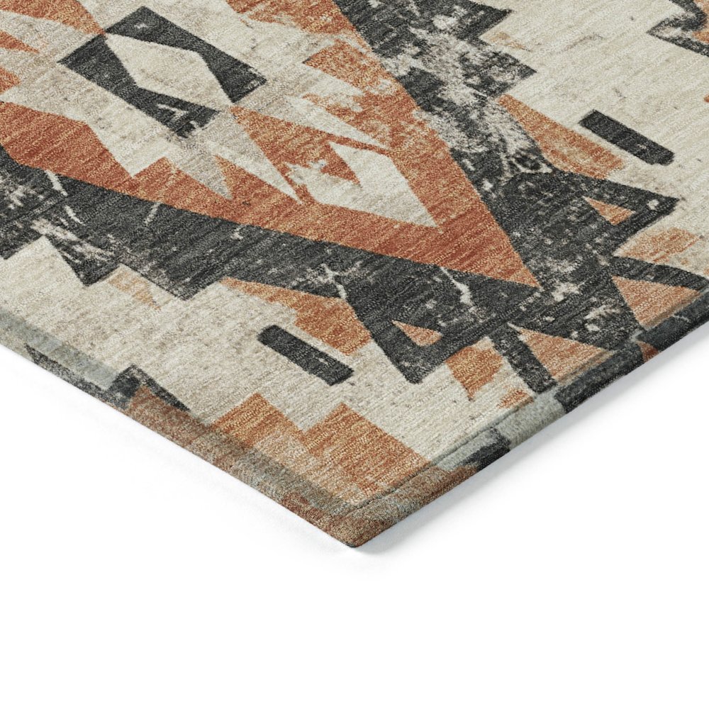Machine Washable Indoor/Outdoor Chantille Terracotta 2'3" x 7'6" Runner Rug