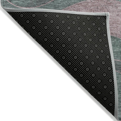 Machine Washable Indoor/Outdoor Chantille Sage 2'3" x 7'6" Runner Rug