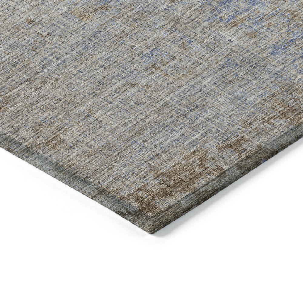Machine Washable Indoor/Outdoor Chantille Taupe 2'3" x 7'6" Runner Rug