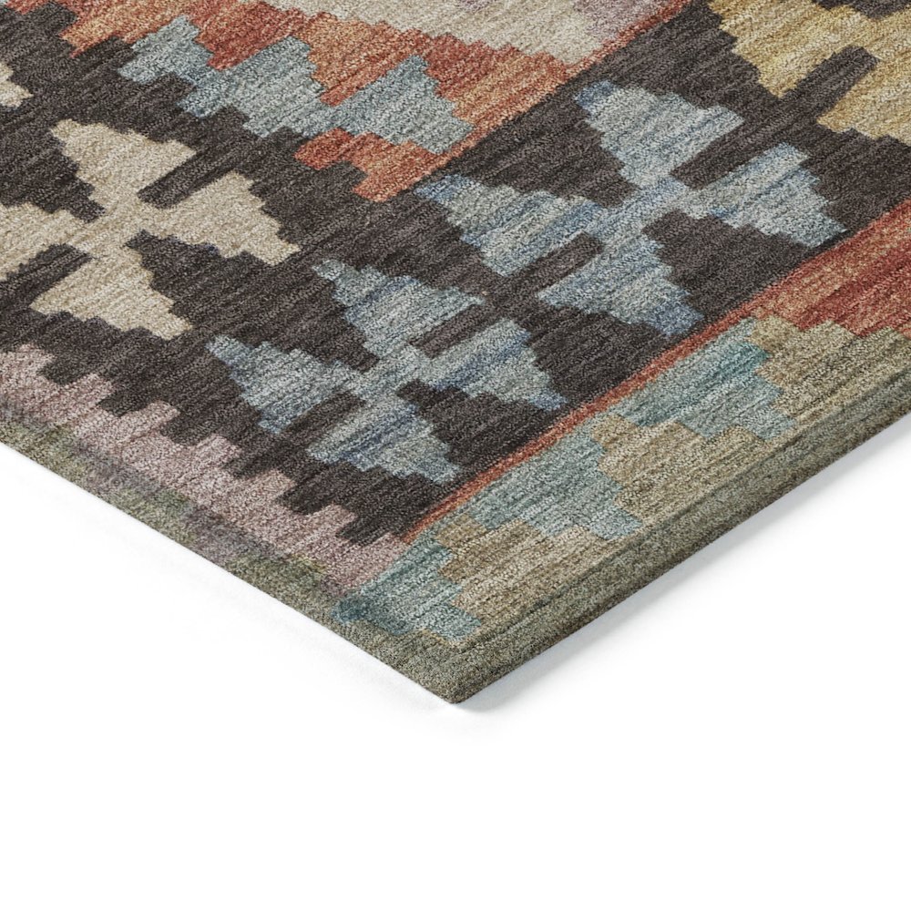Machine Washable Indoor/Outdoor Chantille Paprika 2'3" x 7'6" Runner Rug