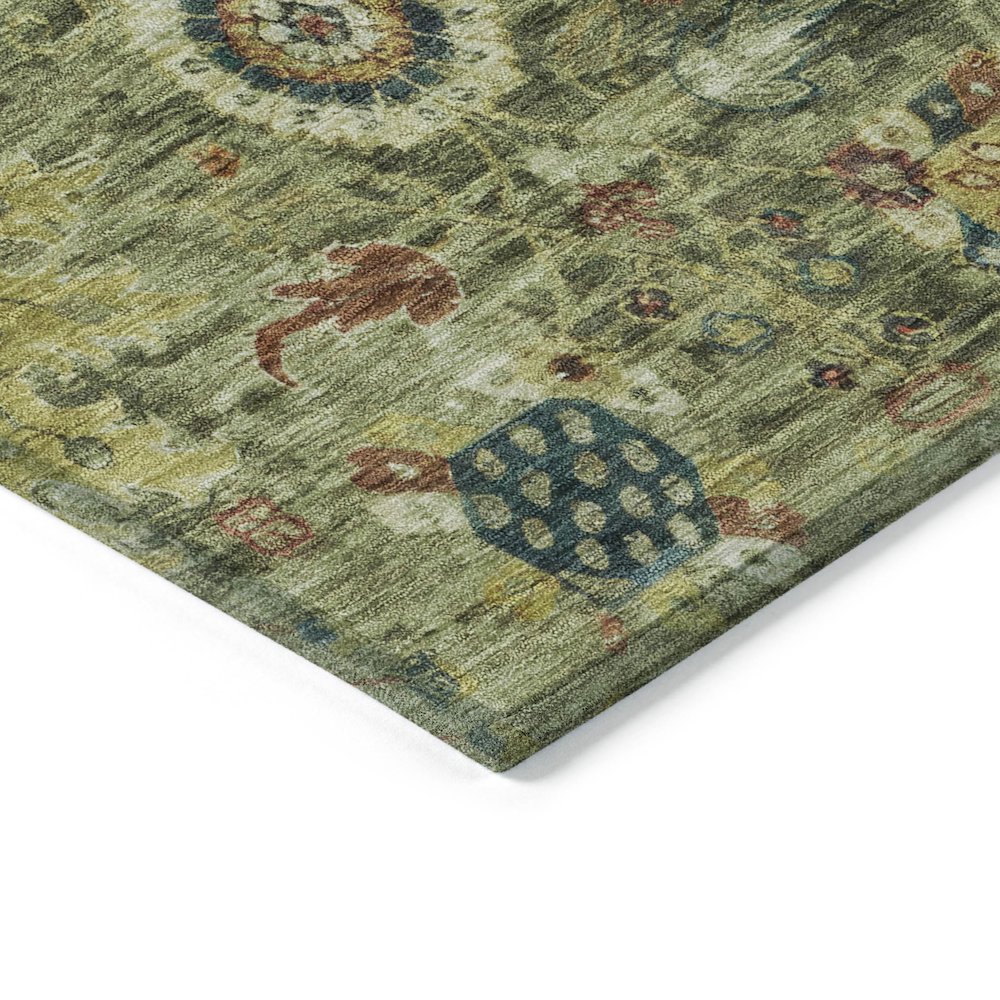 Machine Washable Indoor/Outdoor Chantille Aloe 2'3" x 7'6" Runner Rug