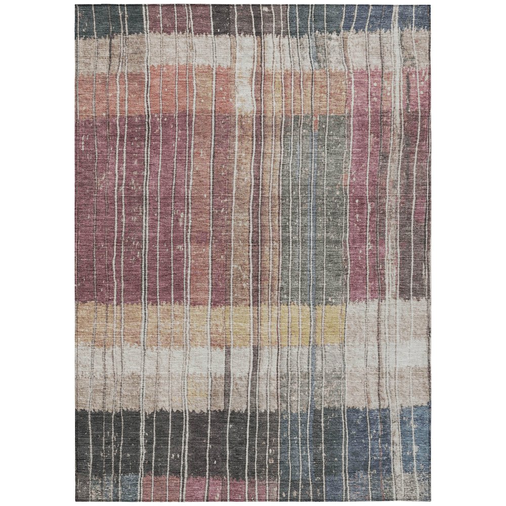 Machine Washable Indoor/Outdoor Chantille Mauve 3' x 5' Rug