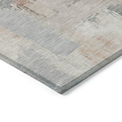 Machine Washable Indoor/Outdoor Chantille Paprika 2'3" x 7'6" Runner Rug