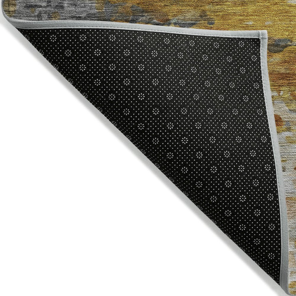 Machine Washable Indoor/Outdoor Chantille ACN2034 Copper 2'3" x 7'6" Runner Rug