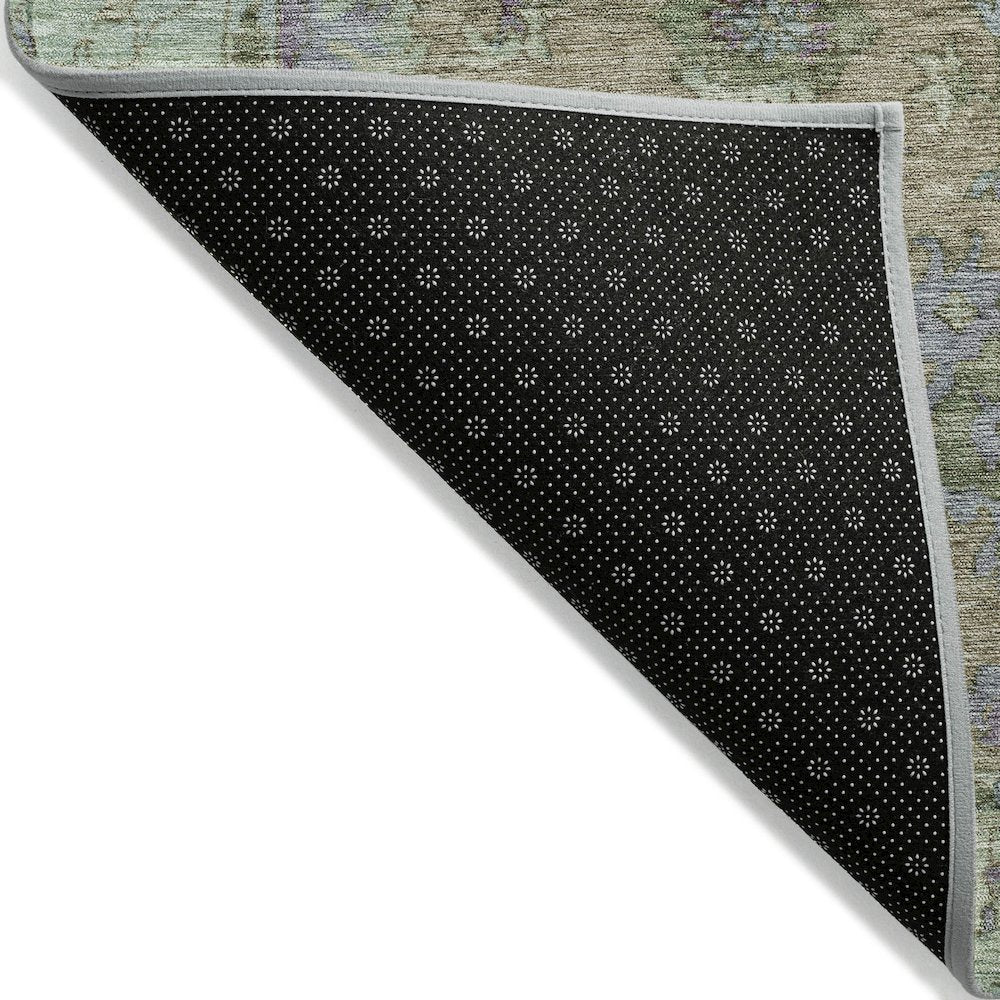 Machine Washable Indoor/Outdoor Chantille ACN2052 Brown 2'3" x 7'6" Runner Rug