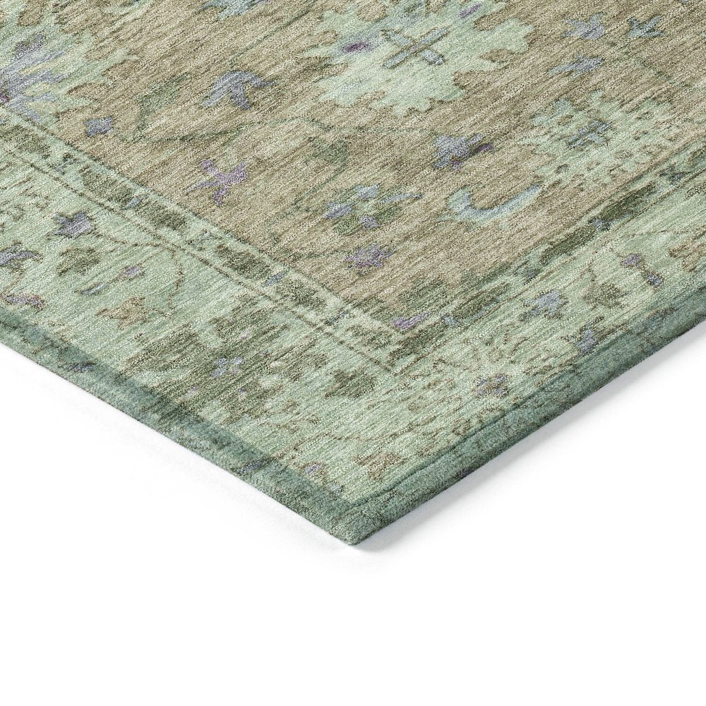 Machine Washable Indoor/Outdoor Chantille ACN2052 Brown 2'3" x 7'6" Runner Rug