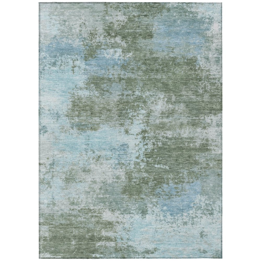 Machine Washable Indoor/Outdoor Chantille ACN2065 Sage 3' x 5' Rug