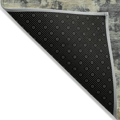 Machine Washable Indoor/Outdoor Chantille ACN2066 Gray 2'3" x 7'6" Runner Rug