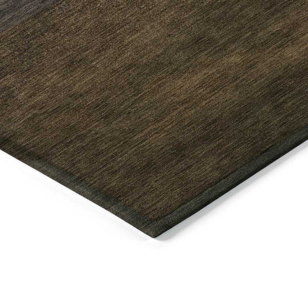 Machine Washable Indoor/Outdoor Chantille ACN2078 Brown 2'3" x 7'6" Runner Rug