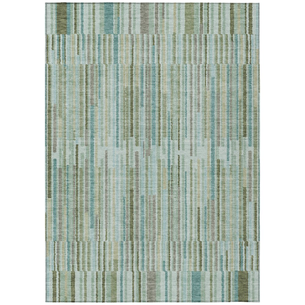 Machine Washable Indoor/Outdoor Chantille ACN2102 Aloe 3' x 5' Rug