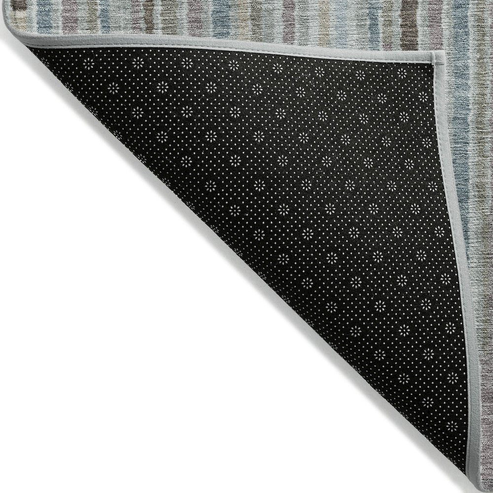Machine Washable Indoor/Outdoor Chantille ACN2102 Teal 2'3" x 7'6" Runner Rug