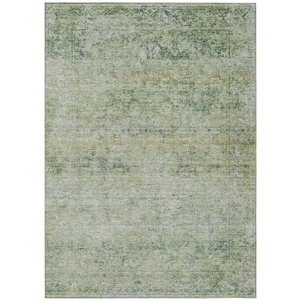 Machine Washable Indoor/Outdoor Chantille ACN2103 Aloe 3' x 5' Rug