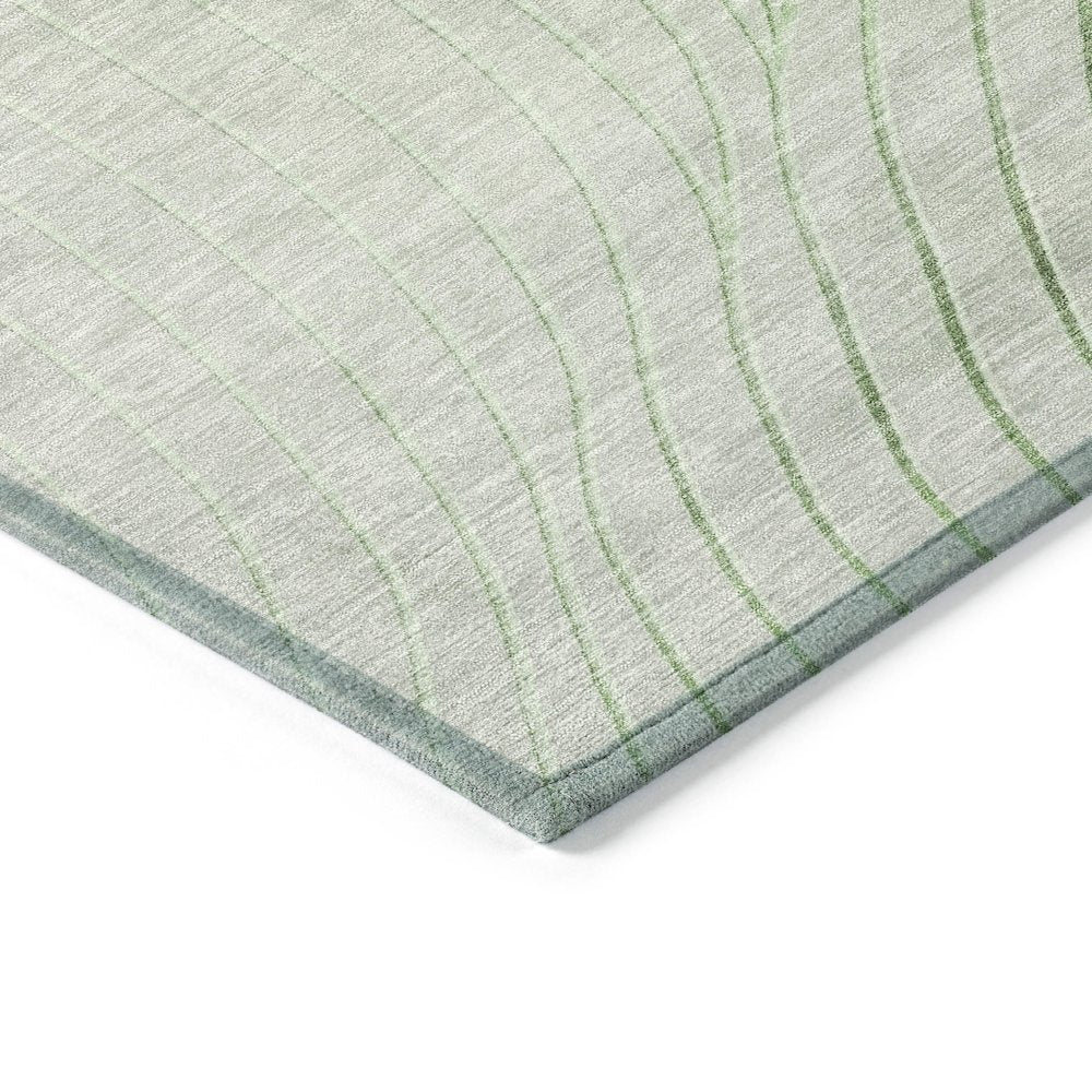 Machine Washable Indoor/Outdoor Chantille ACN2107 Aloe 2'3" x 7'6" Runner Rug
